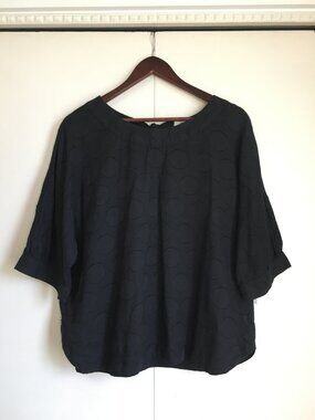 Smile Clothing NZ Polka Dot Texture 100% Cotton Tie Top Shirt